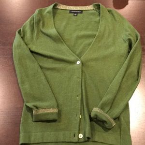 Green cardigan